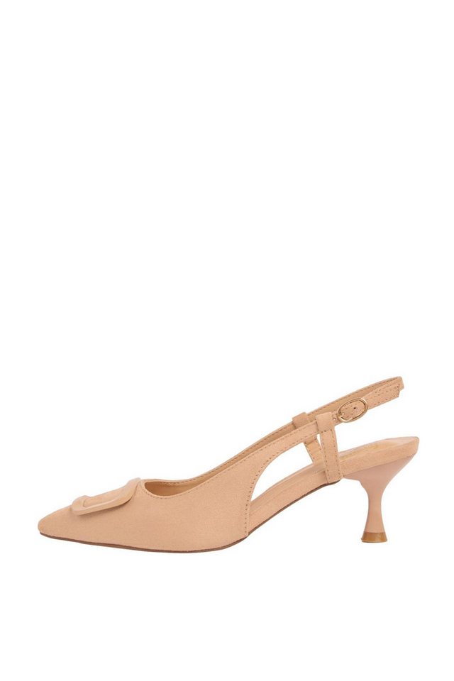 Friends Like These elegante Slingback-Pumps Pumps (1-tlg) (Faux Suede Nougat)