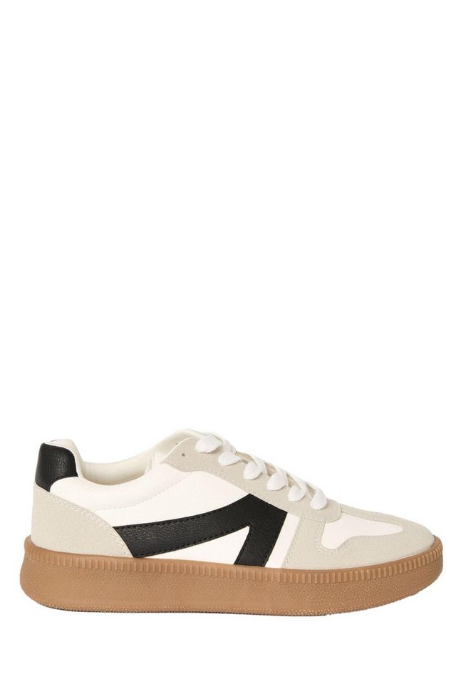 Friends Like These sportliche Retro-Schnürsneaker Sneaker (1-tlg) (weiß/schwarz)