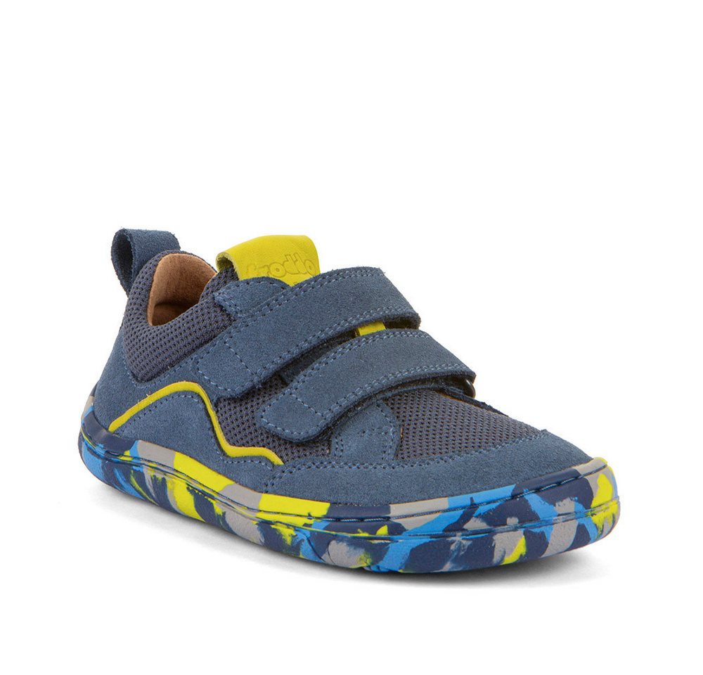 froddo® BAREFOOT BAZE Barfußschuh Klettschuh, Sneaker, Freizeitschuh mit bunter Laufsohle