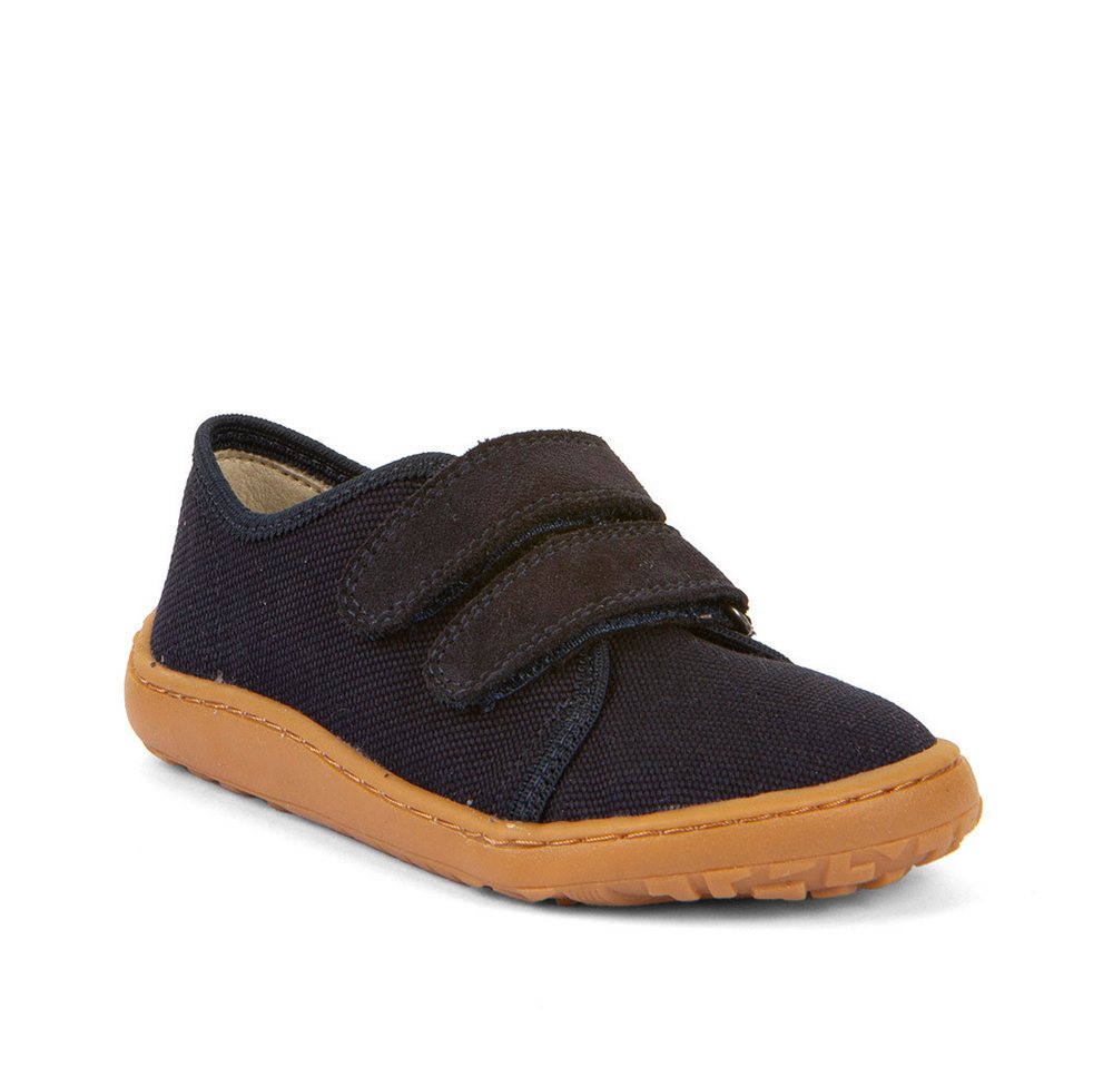 froddo® BAREFOOT CANVAS Barfußschuh Sneaker, Klettschuh mit Baumwollfutter, Klett-Hausschuh