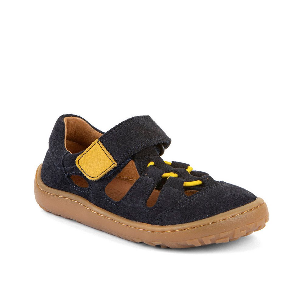 froddo® Barfußschuh Sandale Sommerschuh, Klettschuh, Sandale mit Klettverschluss (blau)