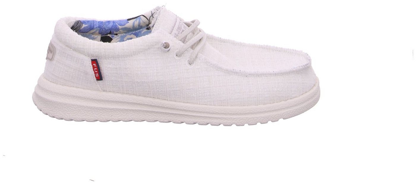 Fusion Emma Glitter Wool White Slipper