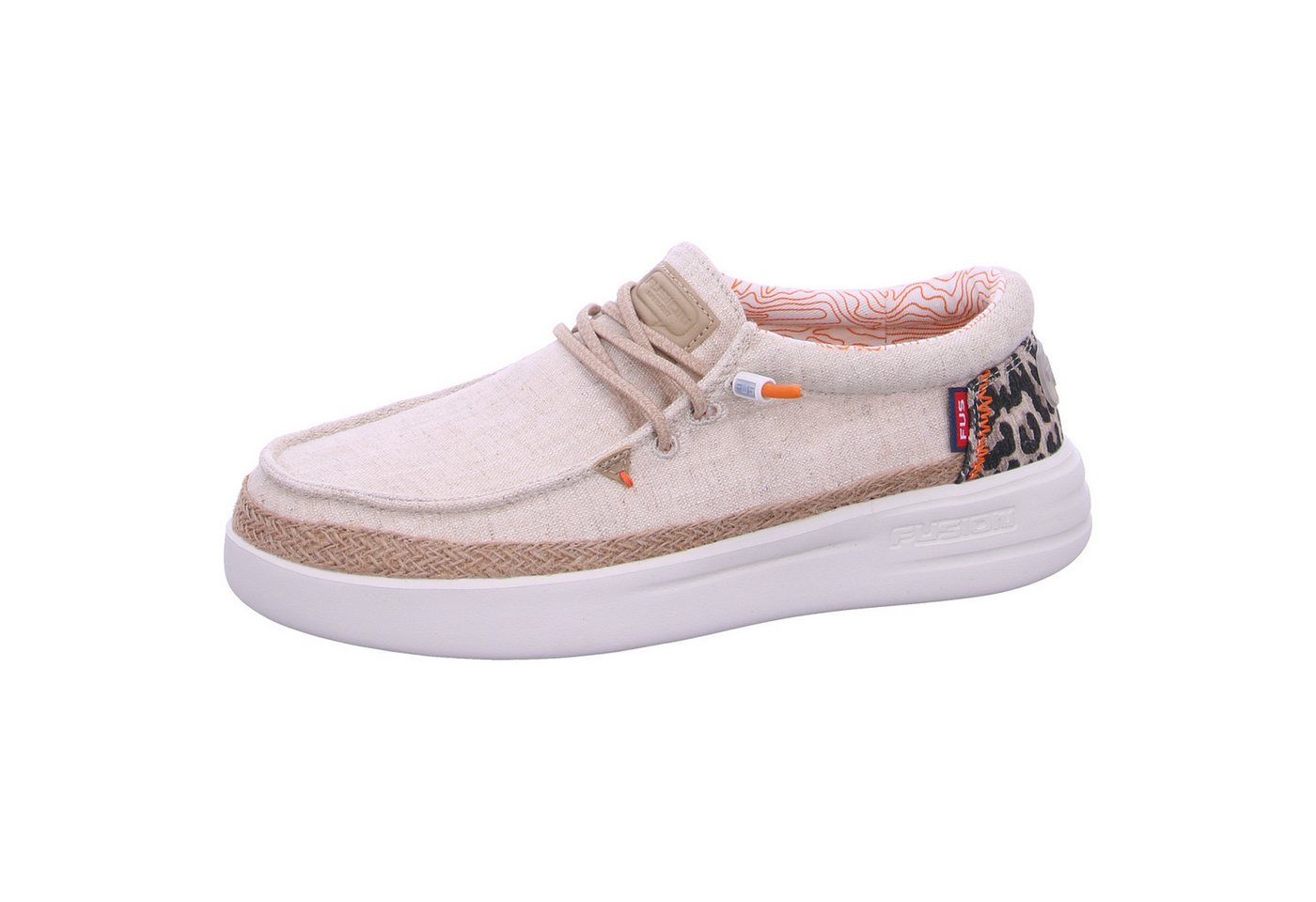 Fusion Schnürschuh (beige)