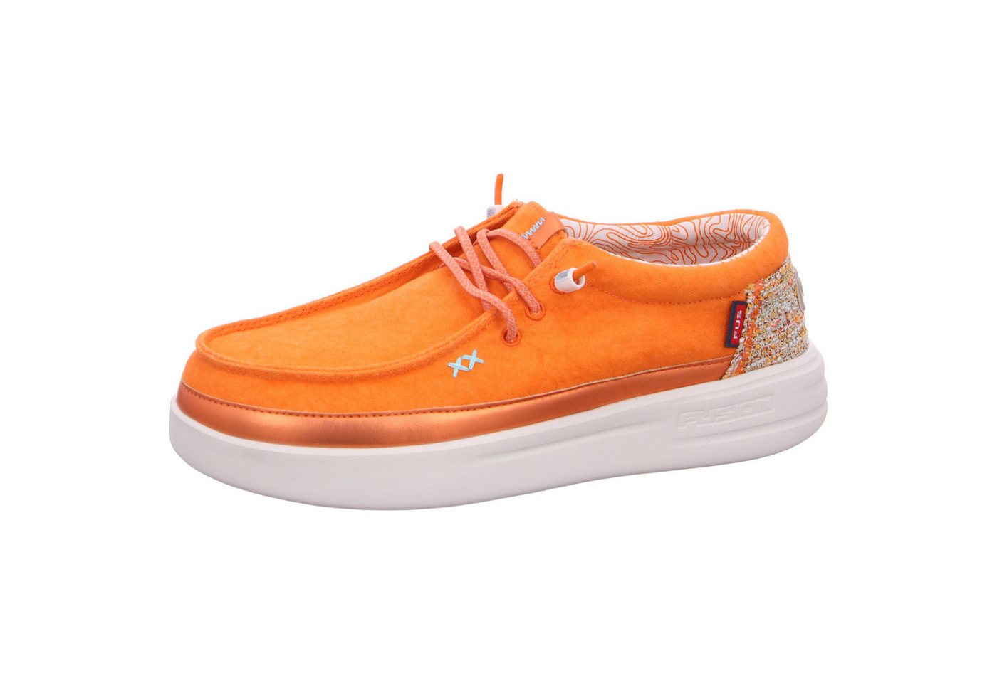 Fusion Schnürschuh (orange)