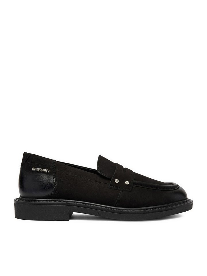 G-Star G Star Raw Damen-Loafers Schwarz G-STAR RAW-CEO-WI23-ROUND-06 Schwarz Mokassin