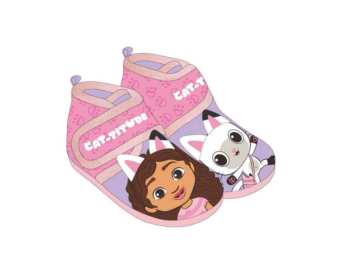 Gabby's Dollhouse Gabby’s Dollhouse Hausschuhe Kinder 23–28 Cat-titude rosa Pantoffel