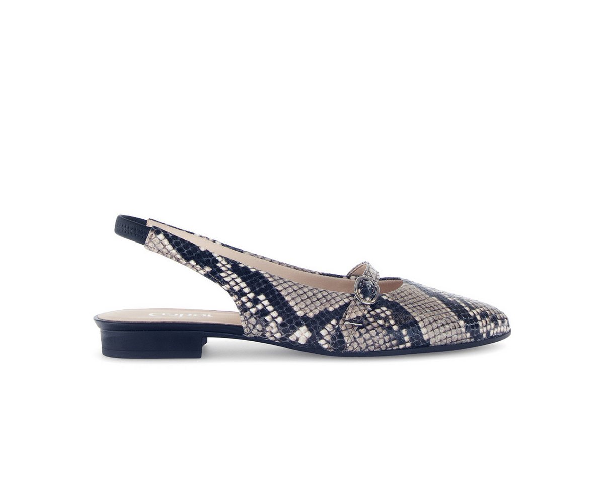 Gabor 1.530.47_6, Peeptoes & Slingpumps, Beige kombiniert, Damen Peeptoepumps
