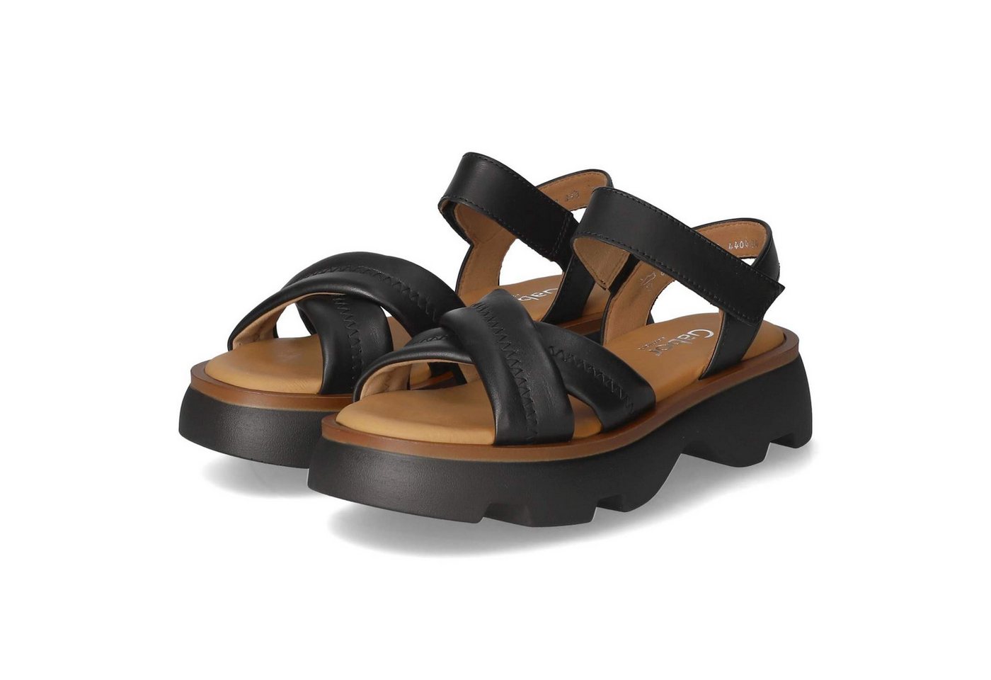 Gabor 62.853.57 Damen Glattleder black Sandalette