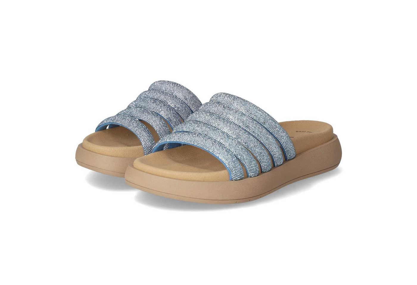 Gabor 63.752.86 Damen Synthetik blau Pantolette