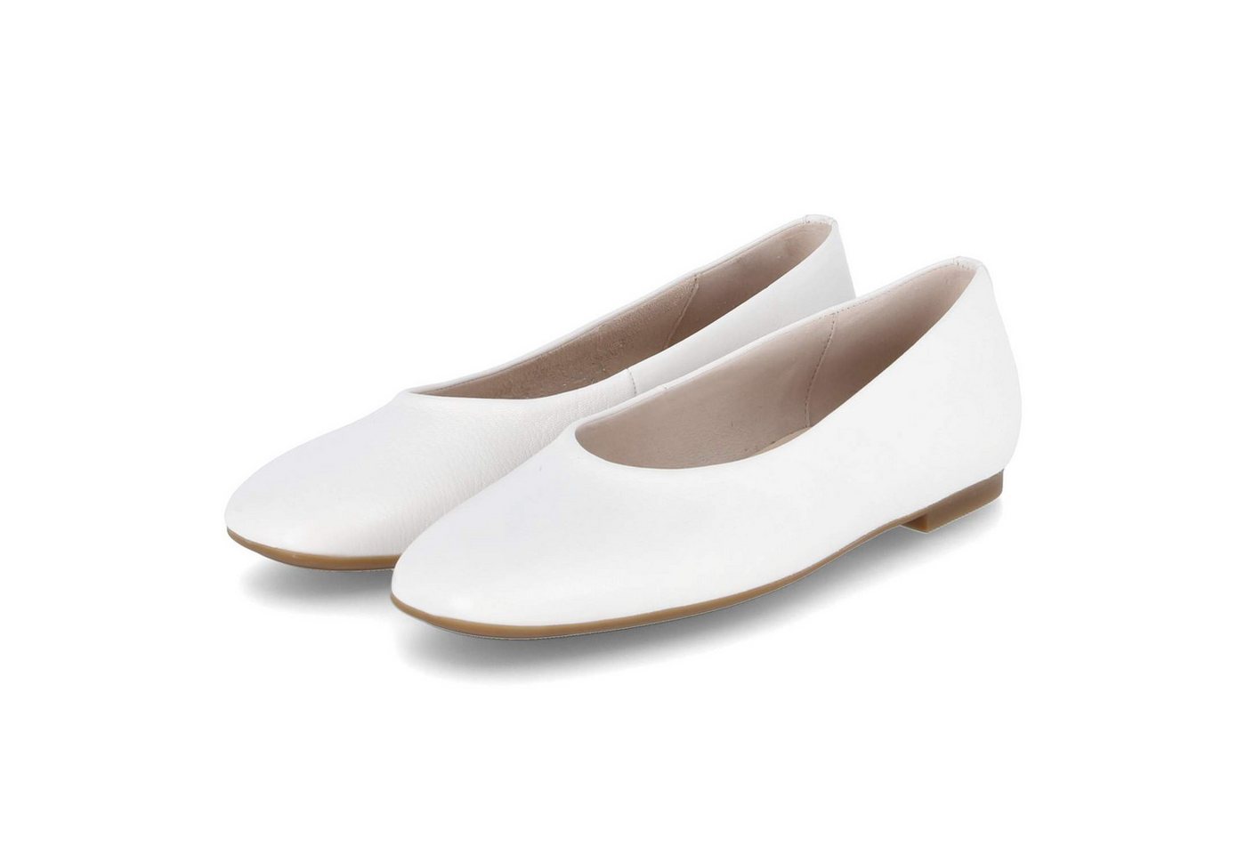 Gabor 64.140.20 Damen Glattleder beige Ballerina