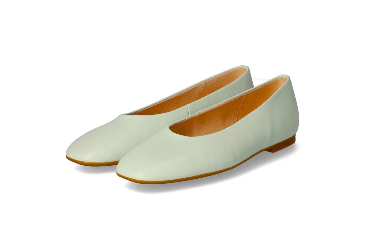 Gabor 64.140.24 Damen Glattleder gruen Ballerina