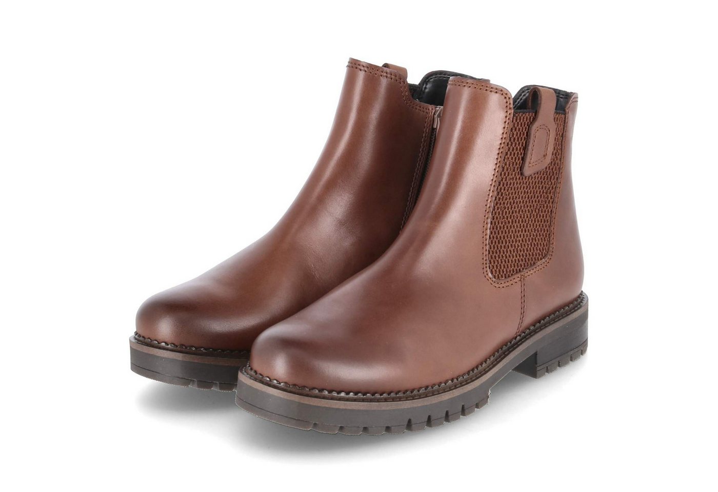 Gabor 72.720.53 Damen Glattleder braun Schlupfstiefel