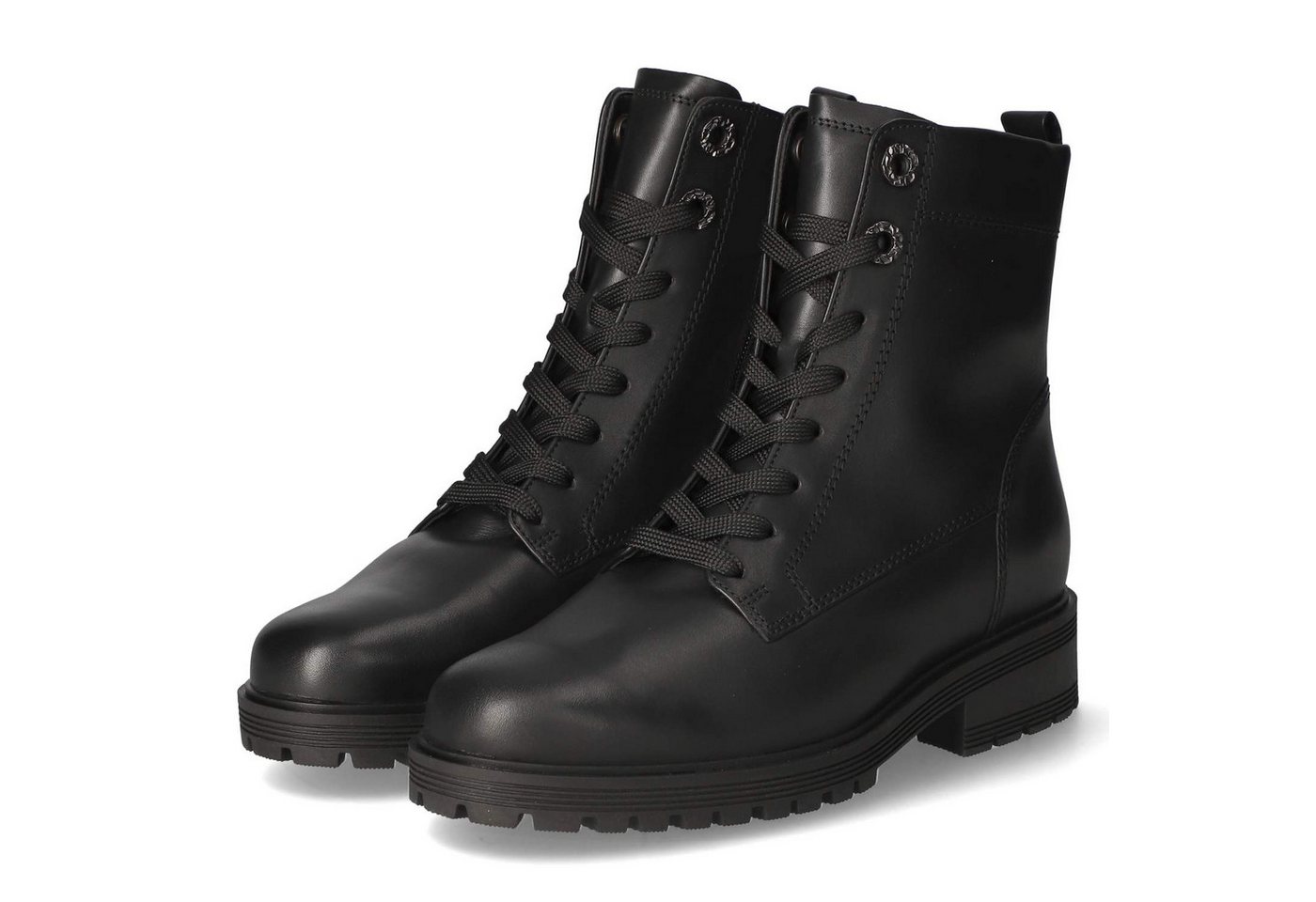 Gabor 72.765.57 Damen Glattleder schwarz Schlupfstiefel