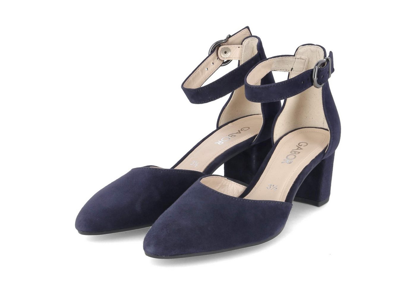 Gabor 81.340.16 Damen Rauleder blau Keilpumps