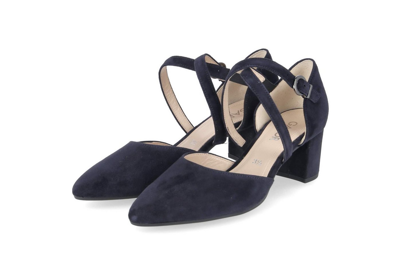 Gabor 81.343.16 Damen Rauleder blau Keilpumps