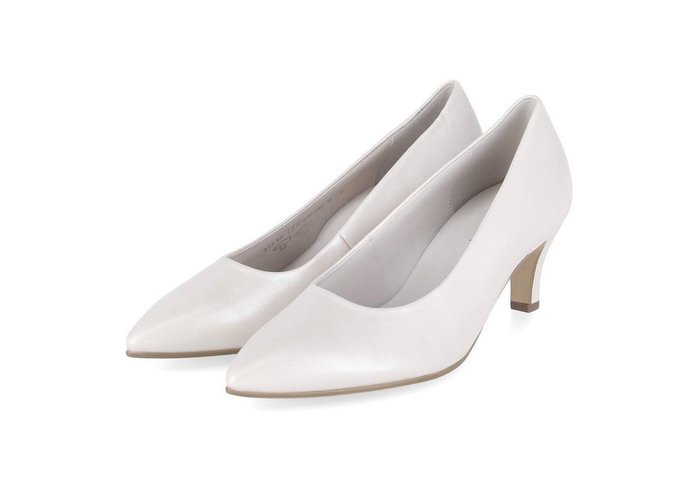 Gabor 81.390.61 Damen Glattleder weiss Keilpumps