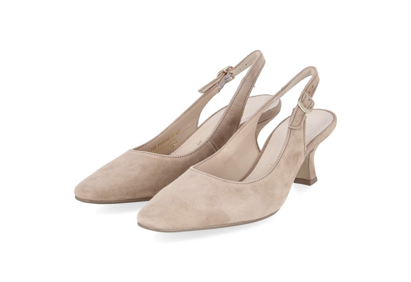 Gabor 81.510.14 Damen Rauleder sand Slingpumps