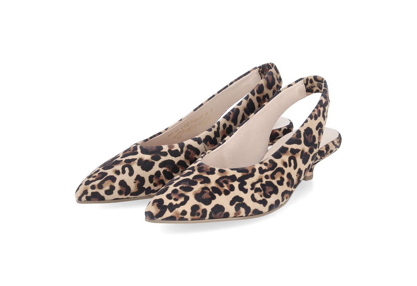 Gabor 81.530.32 Damen Rauleder beige Slingpumps