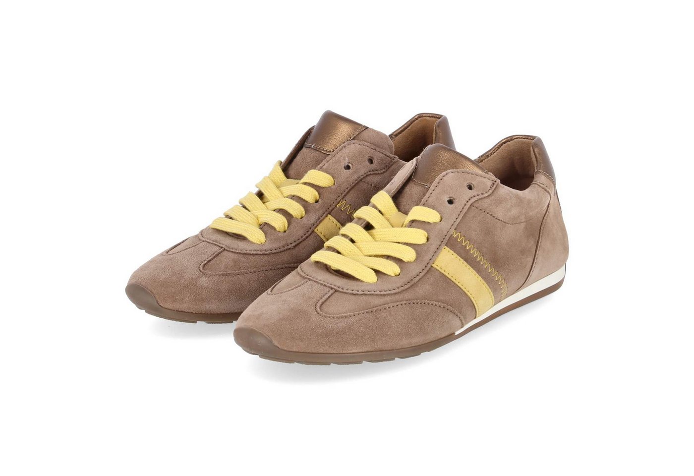 Gabor 83.191.14 Damen Leder & Textil brown Schnürschuh