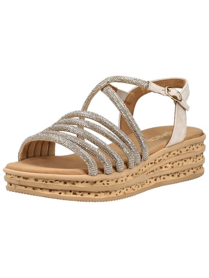 Gabor Sandalen Textil Keilsandalette