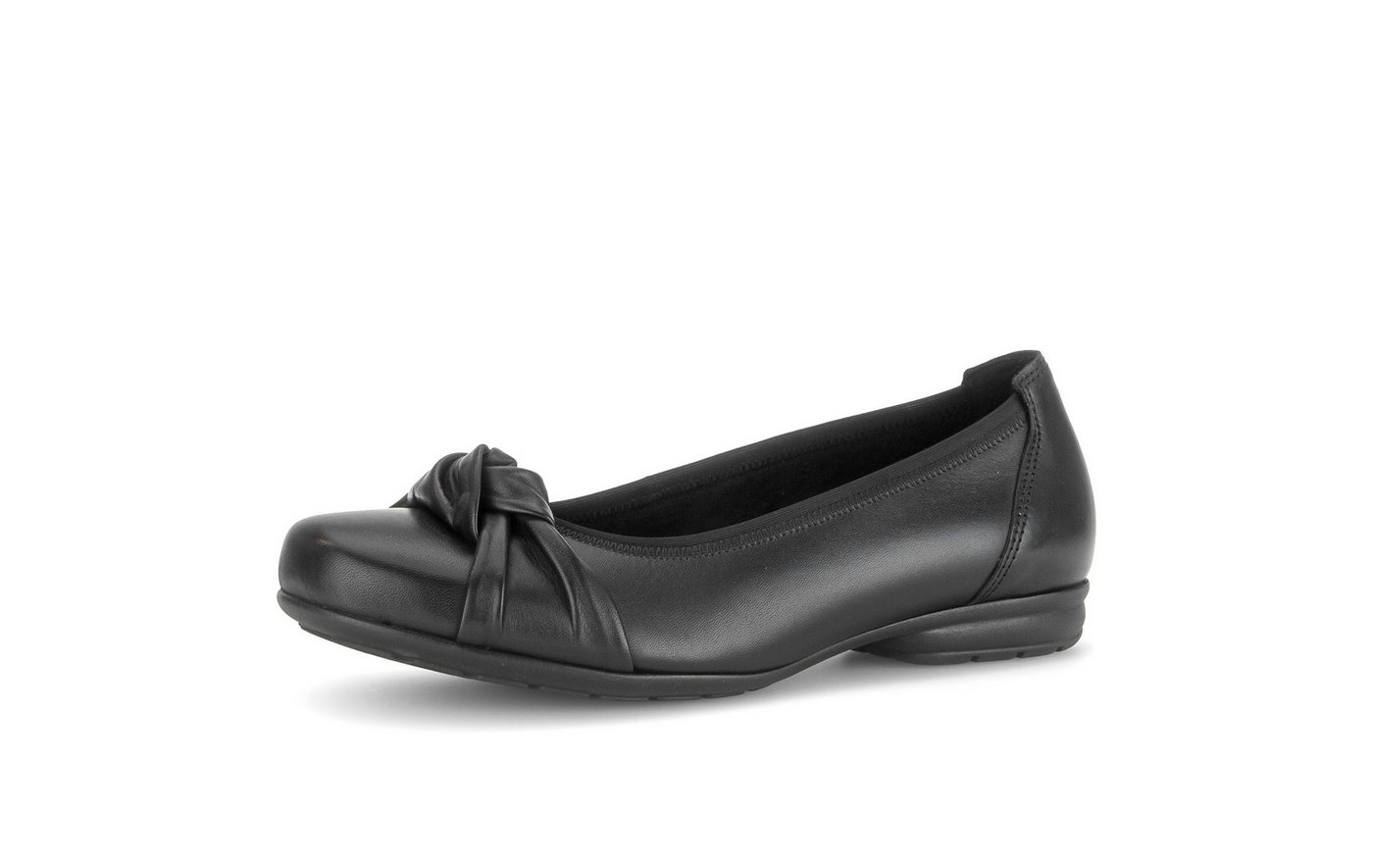 Gabor Ballerina Blockabsatz, Basicschuh, Businesschuh mit Knoten-Detail, Weite G