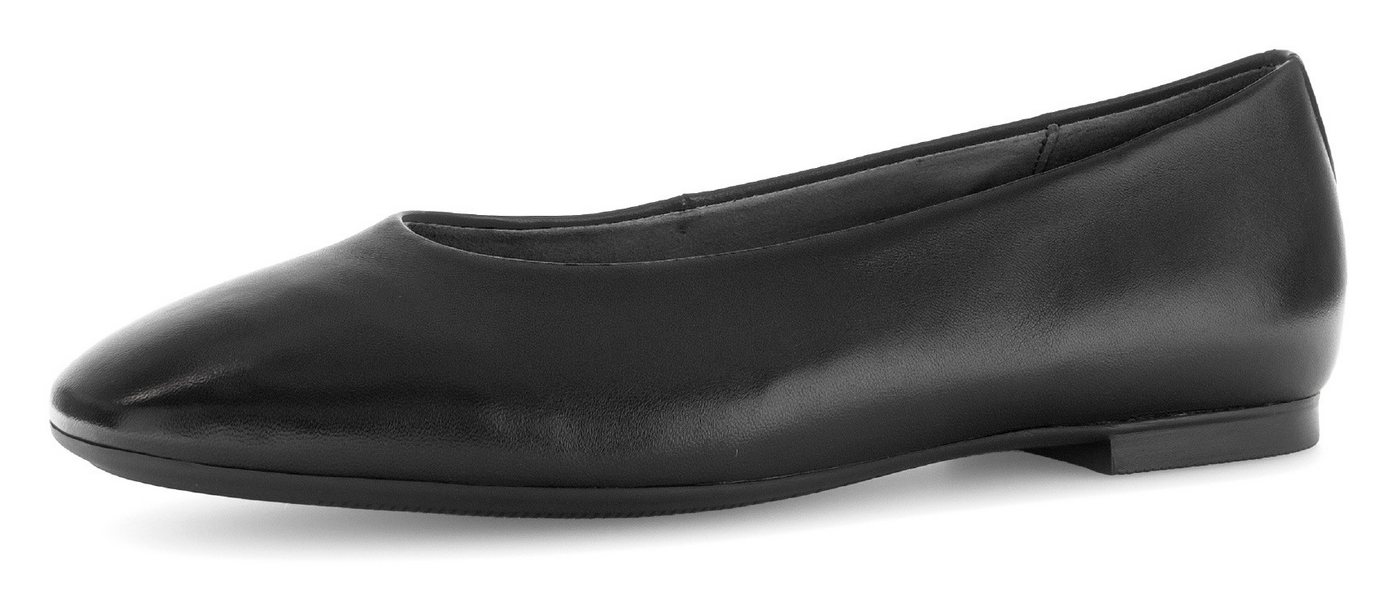 Gabor Ballerina, Blockabsatz, Businessschuh, Flats, Bequemschuh in Karreeform