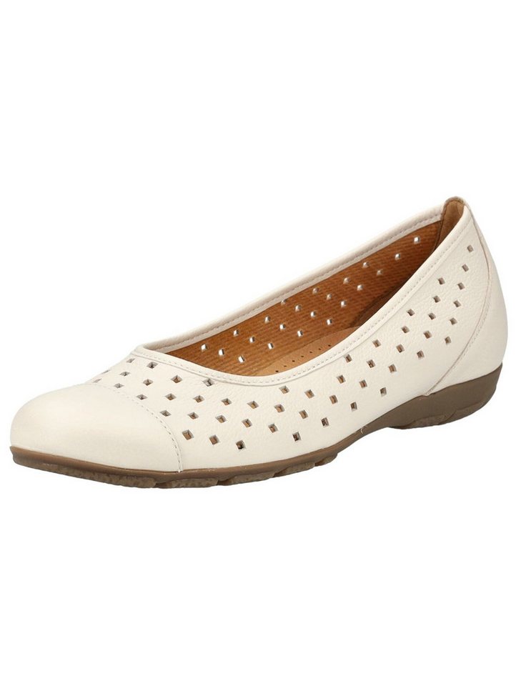 Gabor Ballerinas Leder Ballerina (weiß)