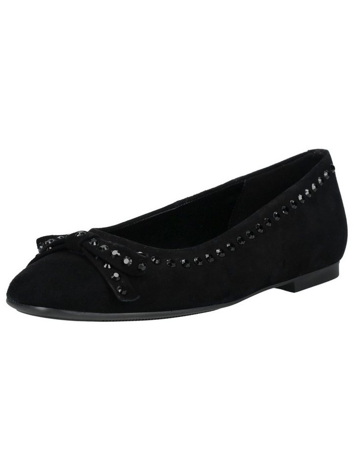 Gabor Ballerinas Veloursleder Ballerina (schwarz)