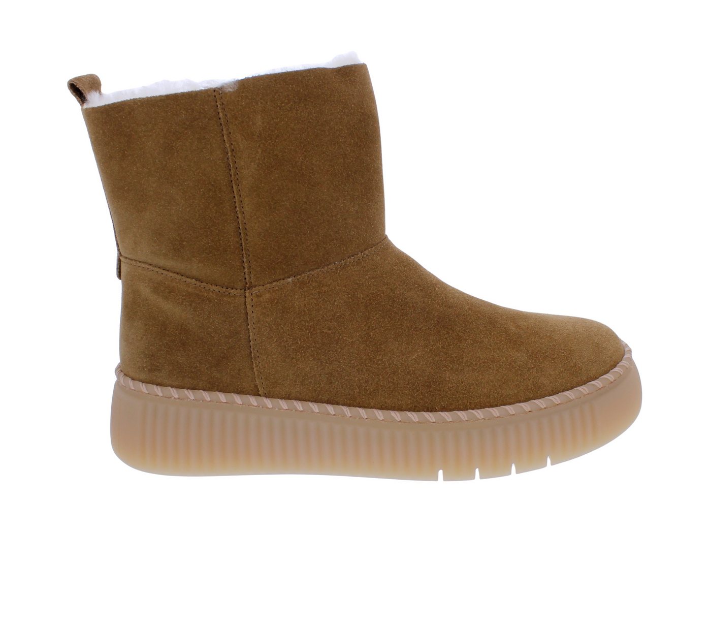 Gabor Bootie 73.542.14, Velourleder, Lion - Hellbraun, Innenfutter Ech Reißverschlussstiefel