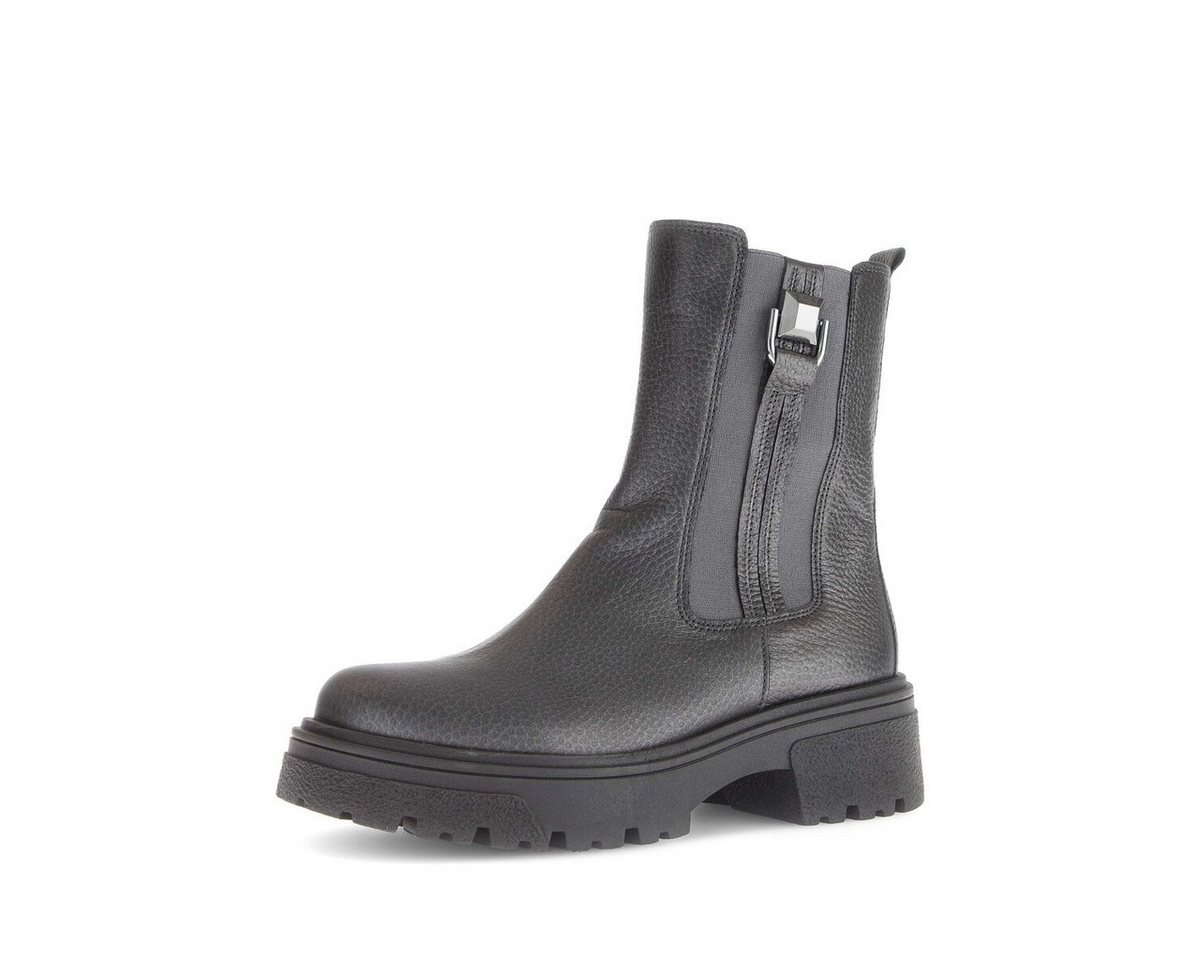 Gabor Chelsea Boot Glattleder Chelseaboots (grau)