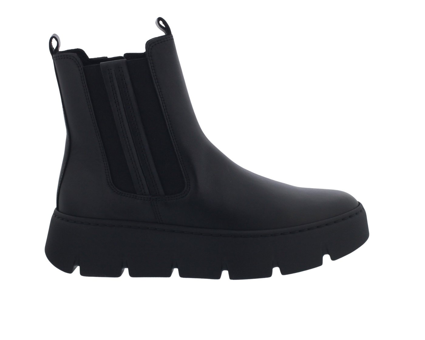 Gabor Chelsea Bootie 73.743.27, Foulardcalf-Glattleder (Micro), schwar Reißverschlussstiefel