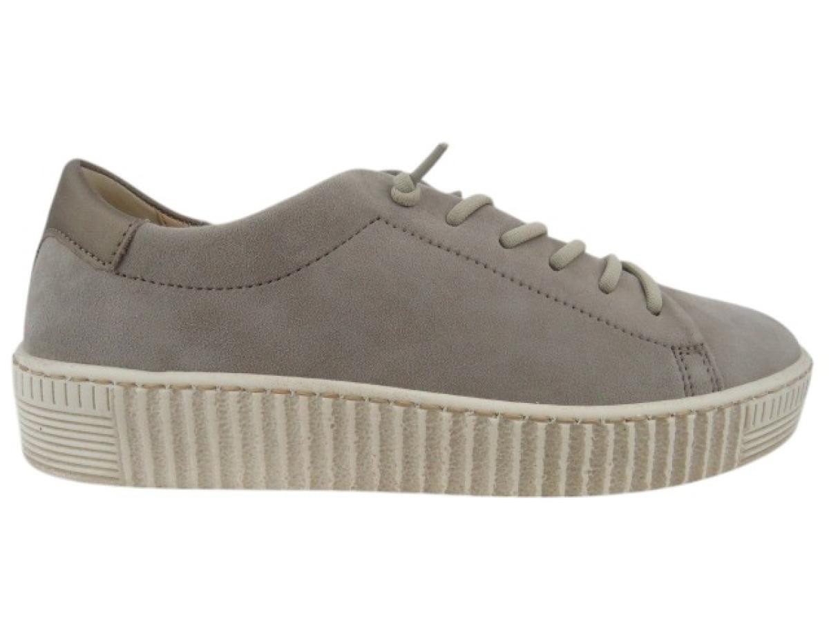 Gabor Chevrau Metallic visone Schnürschuh