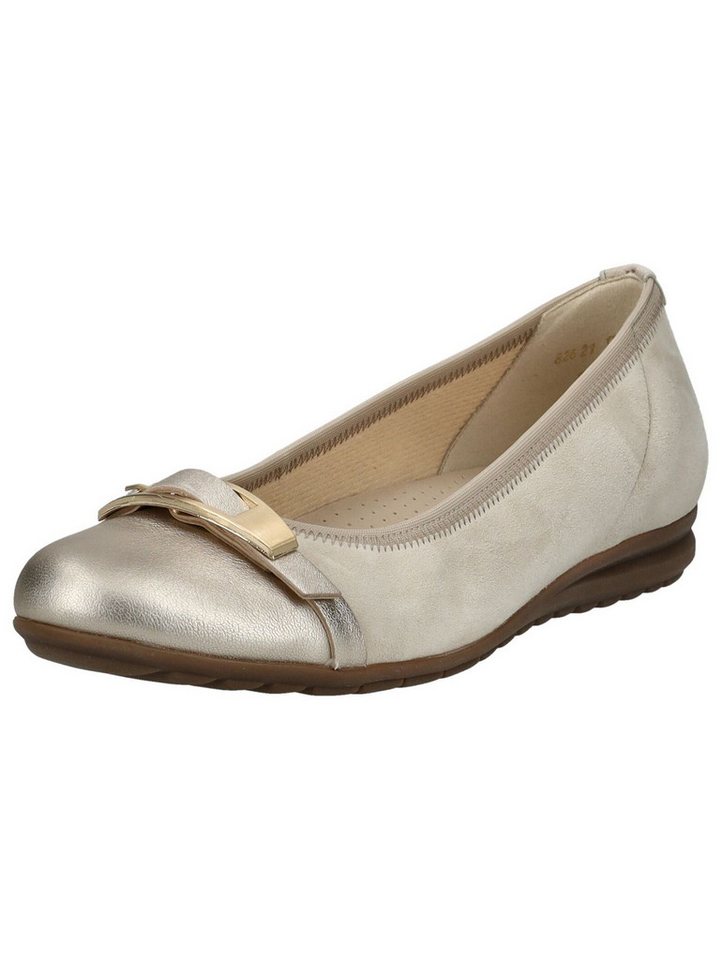 Gabor Comfort Ballerinas Leder Ballerina (beige)