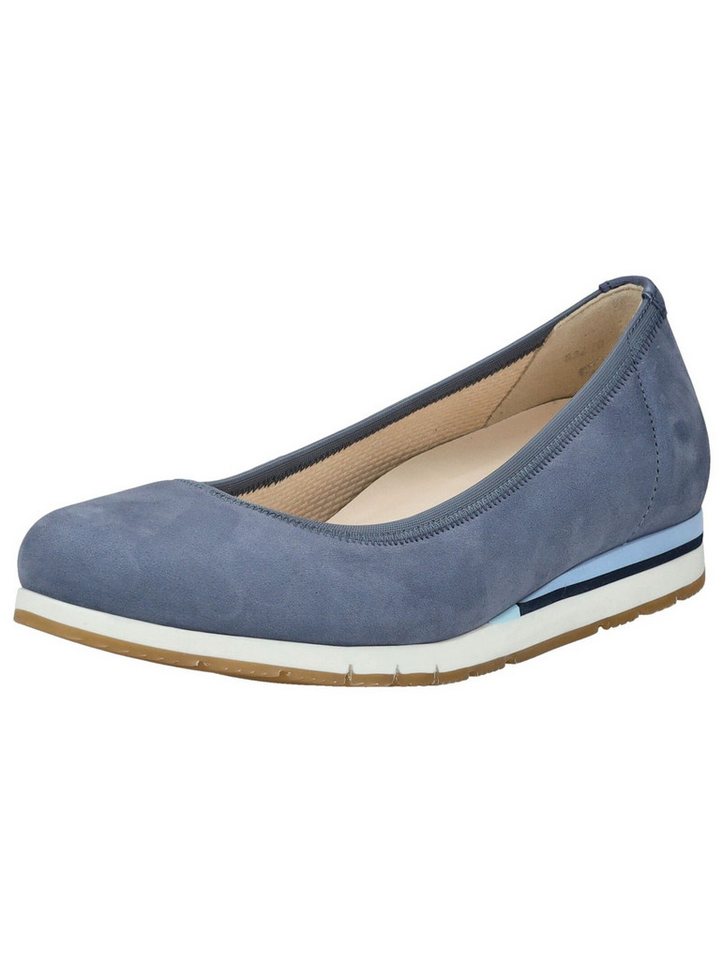 Gabor Comfort Ballerinas Leder Ballerina (blau)
