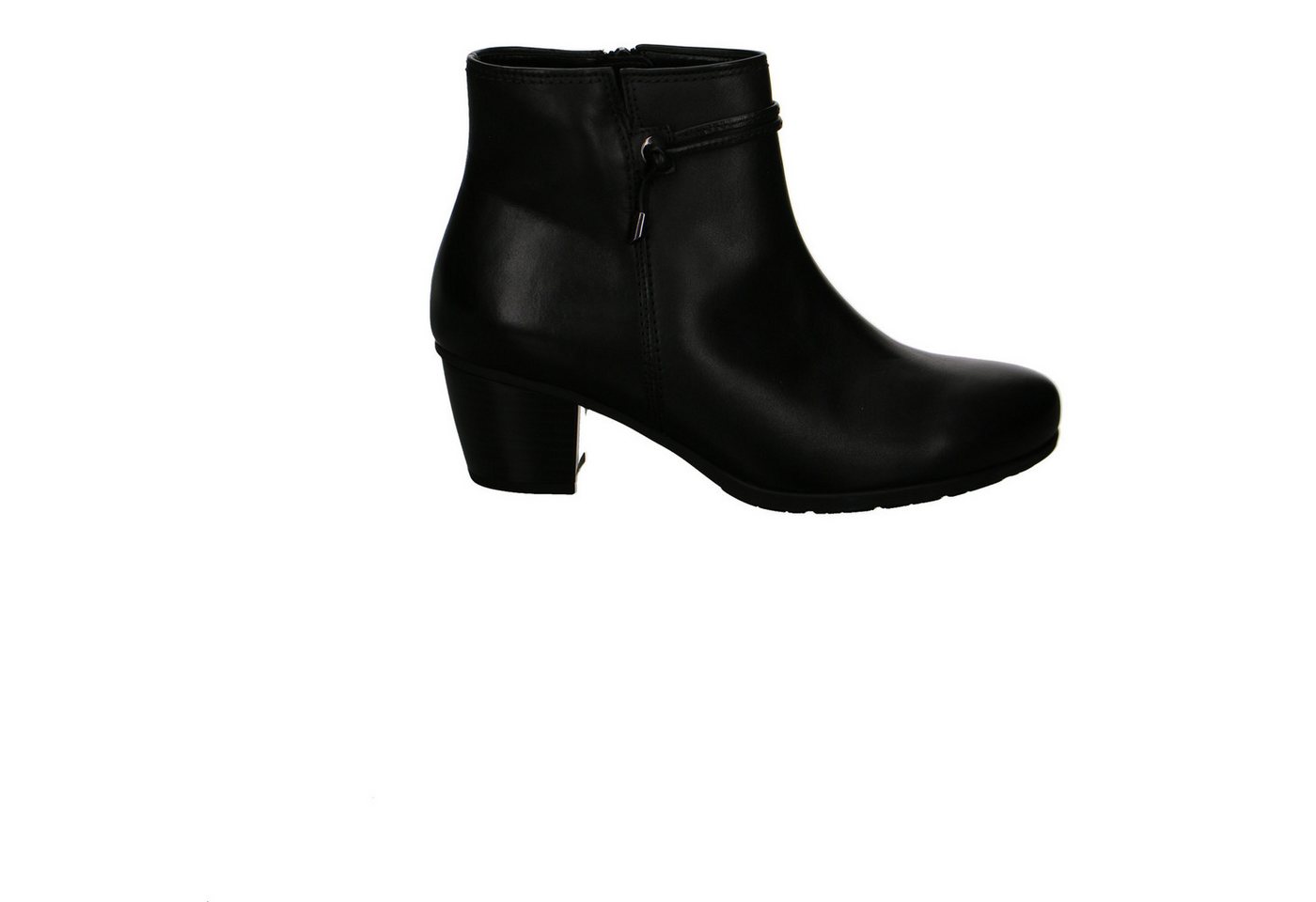 Gabor Comfort Gabor Fashion Leder Stiefeletten schwarz Stiefelette