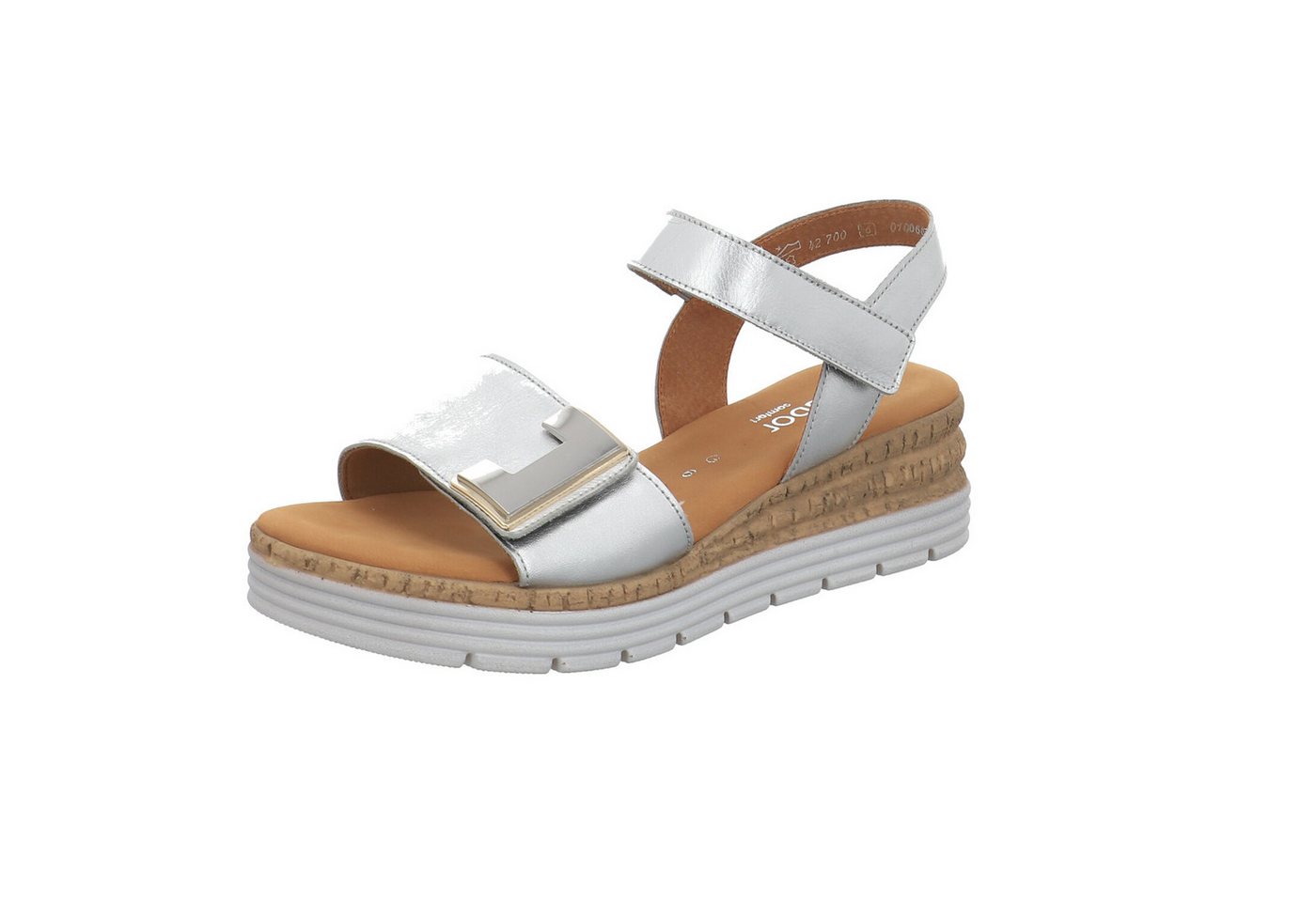Gabor Comfort Plateausandaletten (silber)