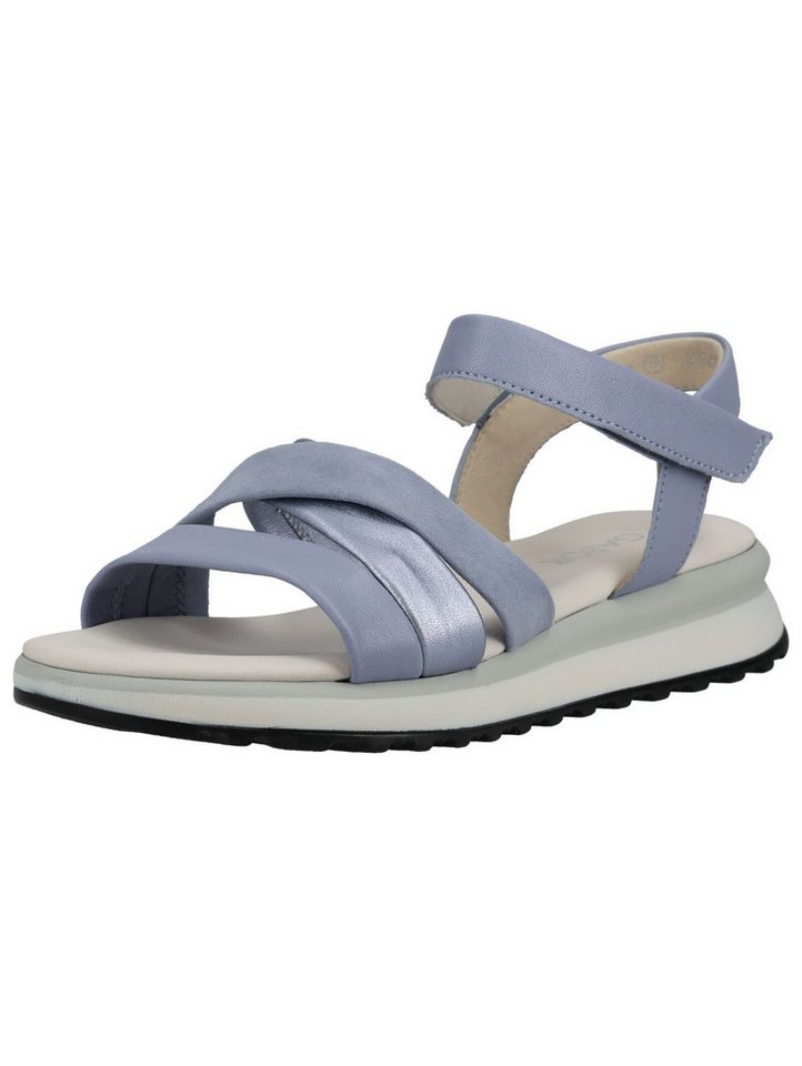Gabor Comfort Sandalen Glattleder Keilsandalette (blau)