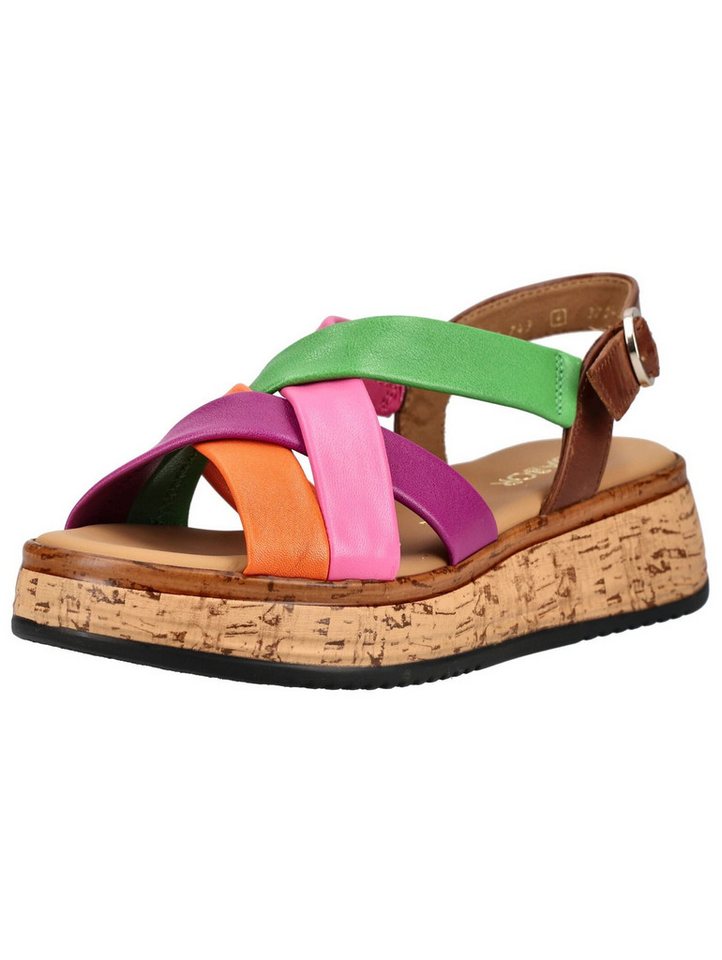 Gabor Comfort Sandalen Glattleder Keilsandalette (bunt)