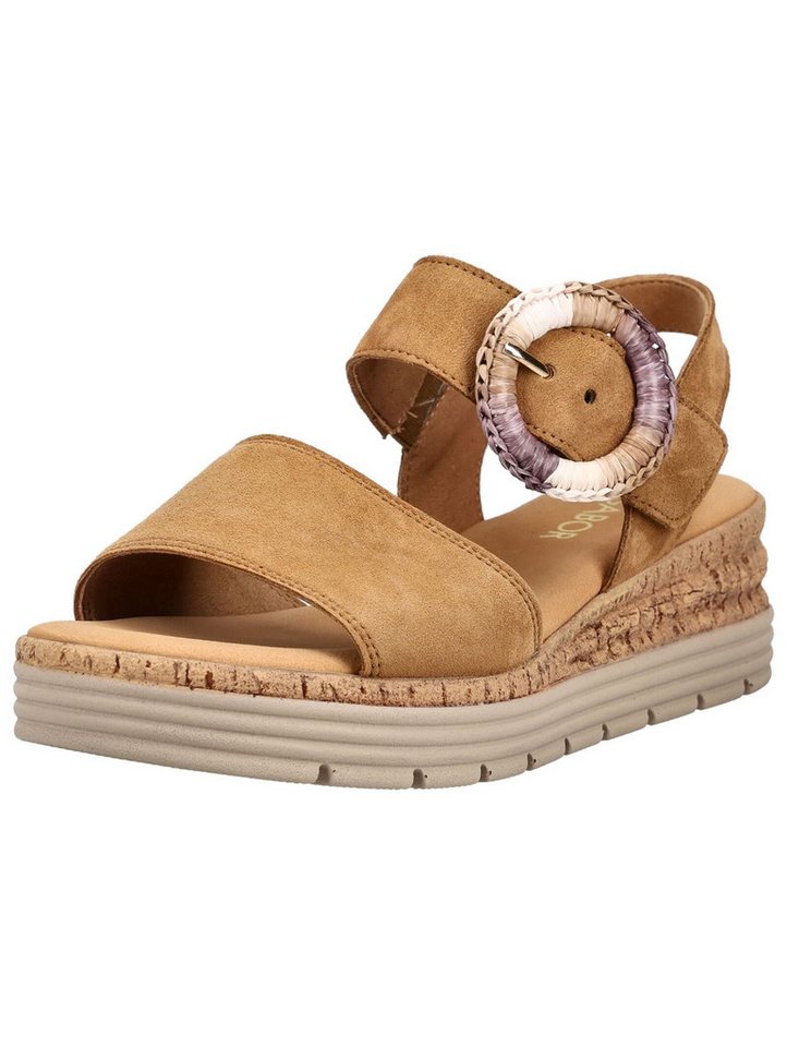 Gabor Comfort Sandalen Leder Keilsandalette