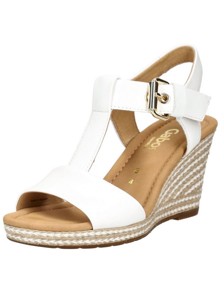 Gabor Comfort Sandalen Leder Keilsandalette