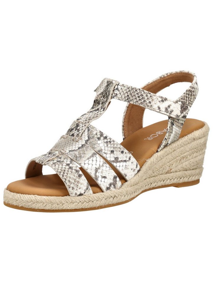 Gabor Comfort Sandalen Leder Keilsandalette
