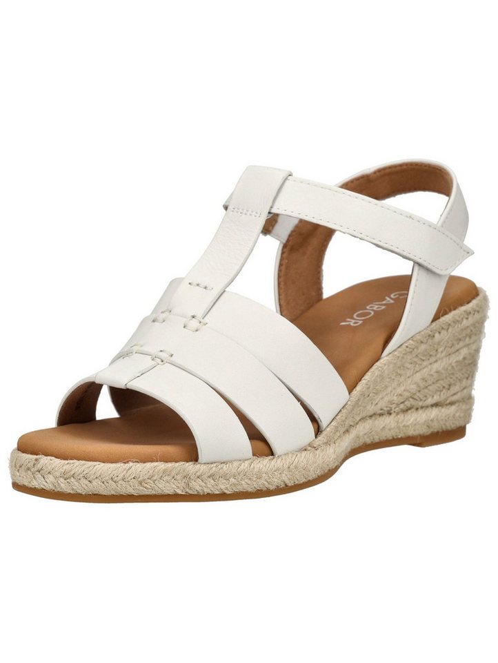 Gabor Comfort Sandalen Leder Keilsandalette