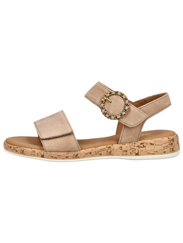 Gabor Comfort Sandalen Leder Riemchensandale (beige)