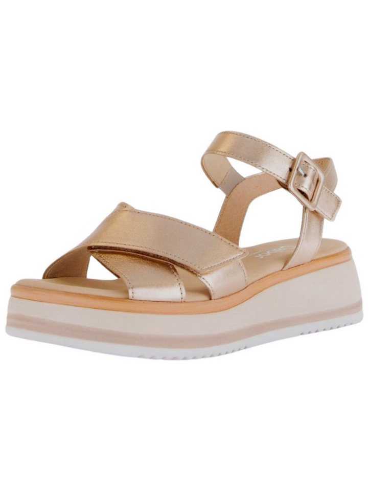 Gabor Comfort Sandalen Leder Riemchensandale (gold)
