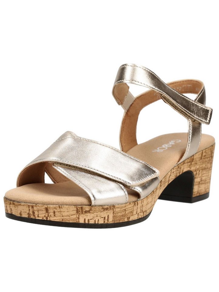 Gabor Comfort Sandalen Leder Riemchensandale (gold)