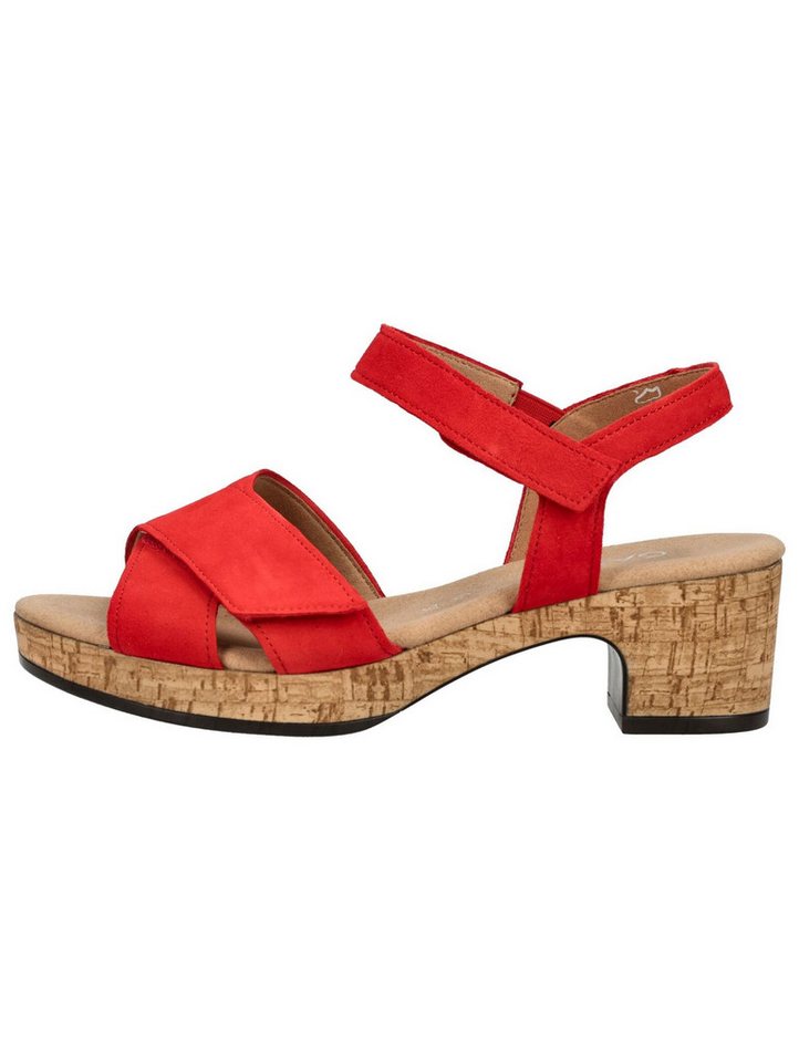 Gabor Comfort Sandalen Leder Riemchensandale (rot)