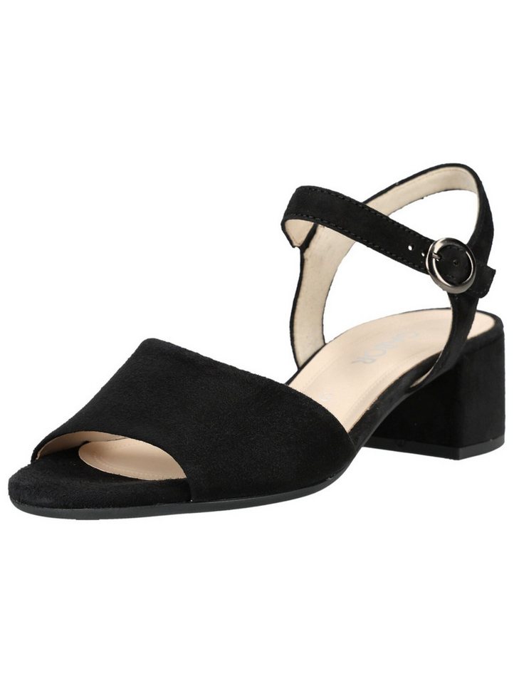 Gabor Comfort Sandalen Leder Riemchensandale (schwarz)