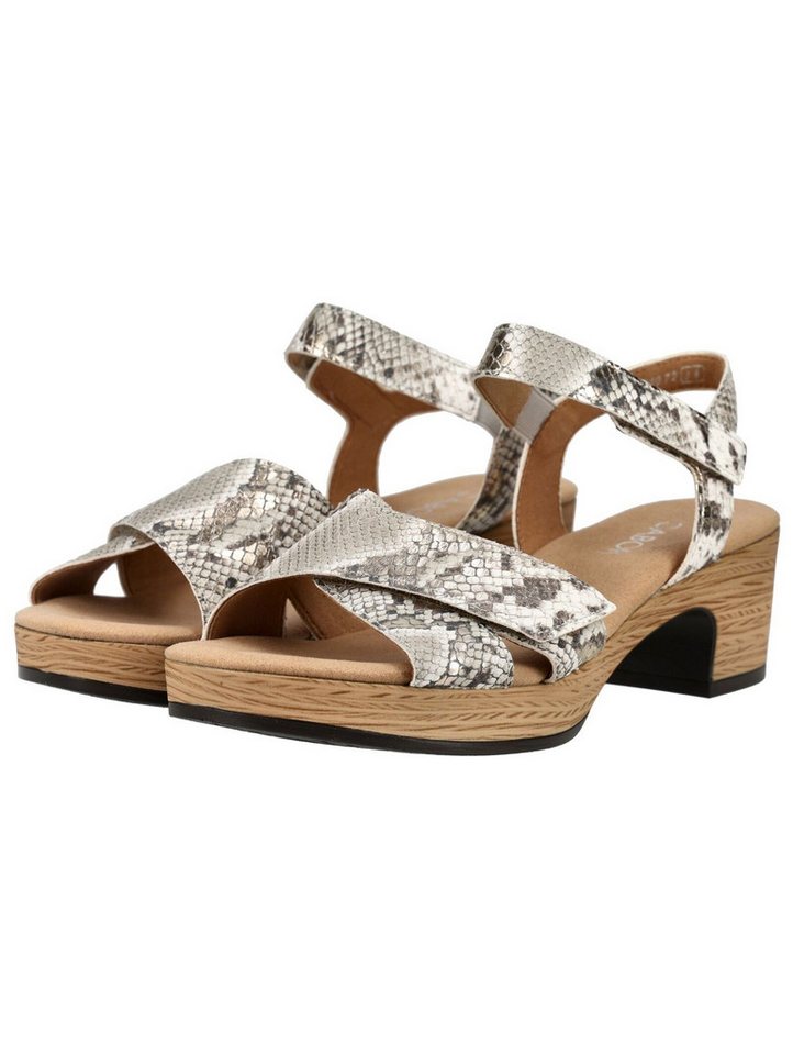 Gabor Comfort Sandalen Leder Riemchensandale (weiß)