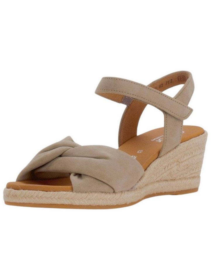 Gabor Comfort Sandalen Veloursleder Keilsandalette