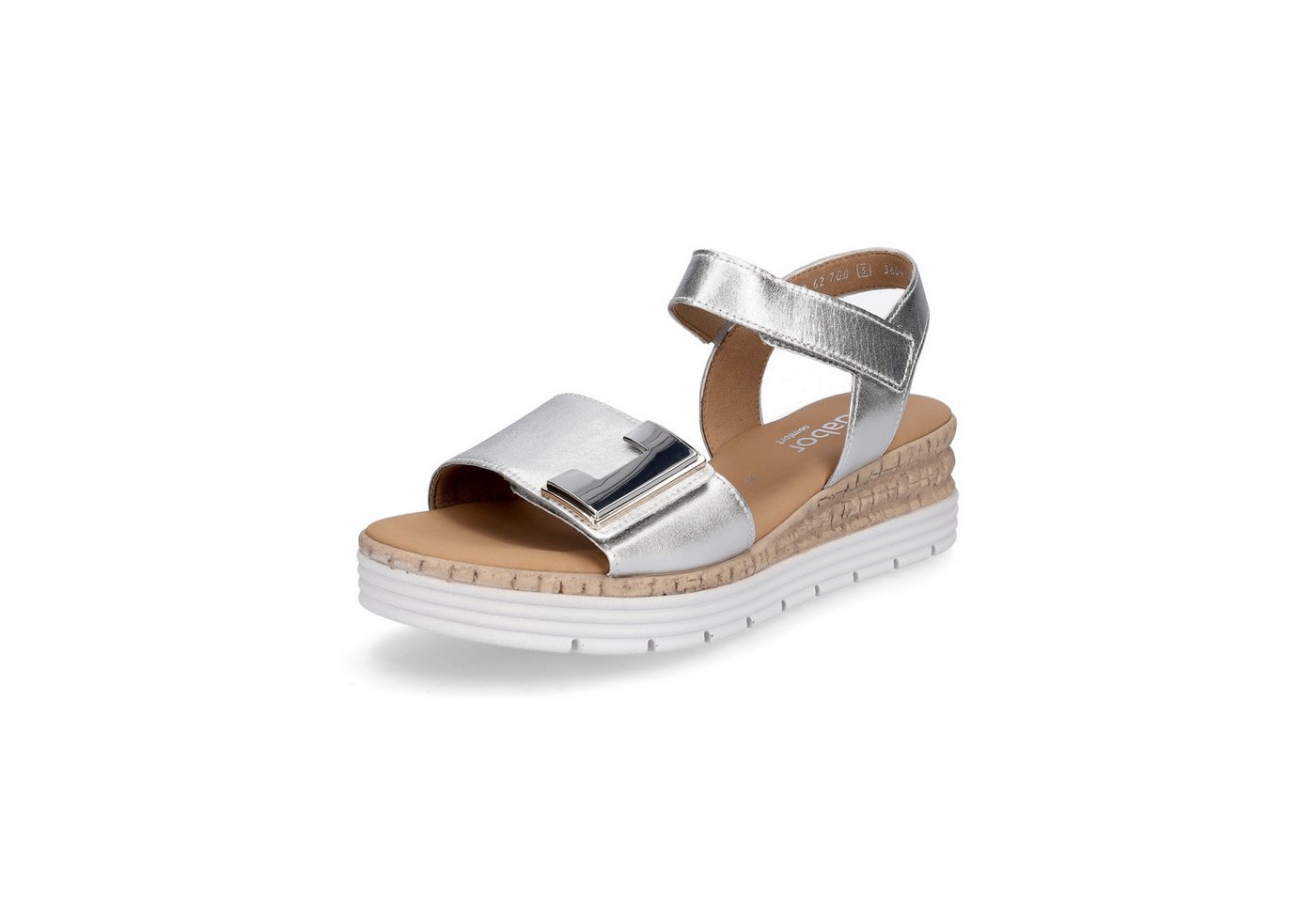 Gabor Damen Sandalette silber Sandale